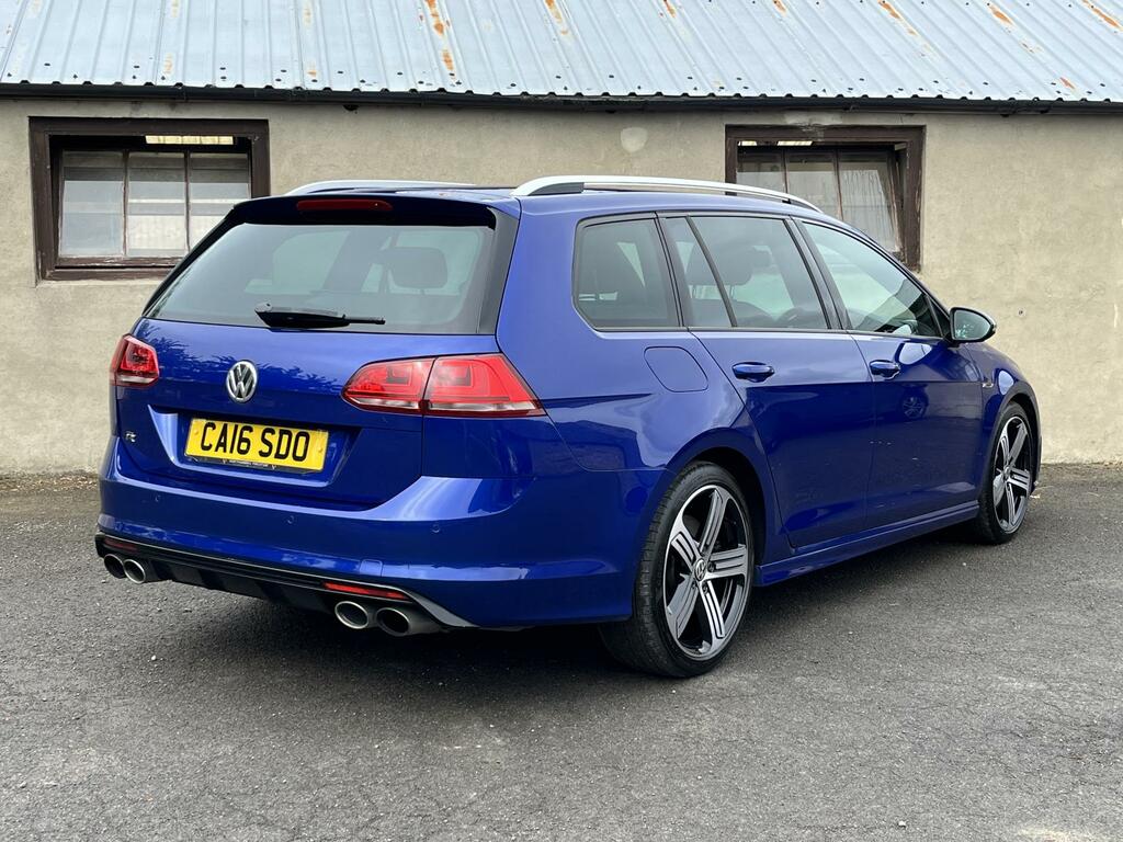 Volkswagen Golf R Blue #5