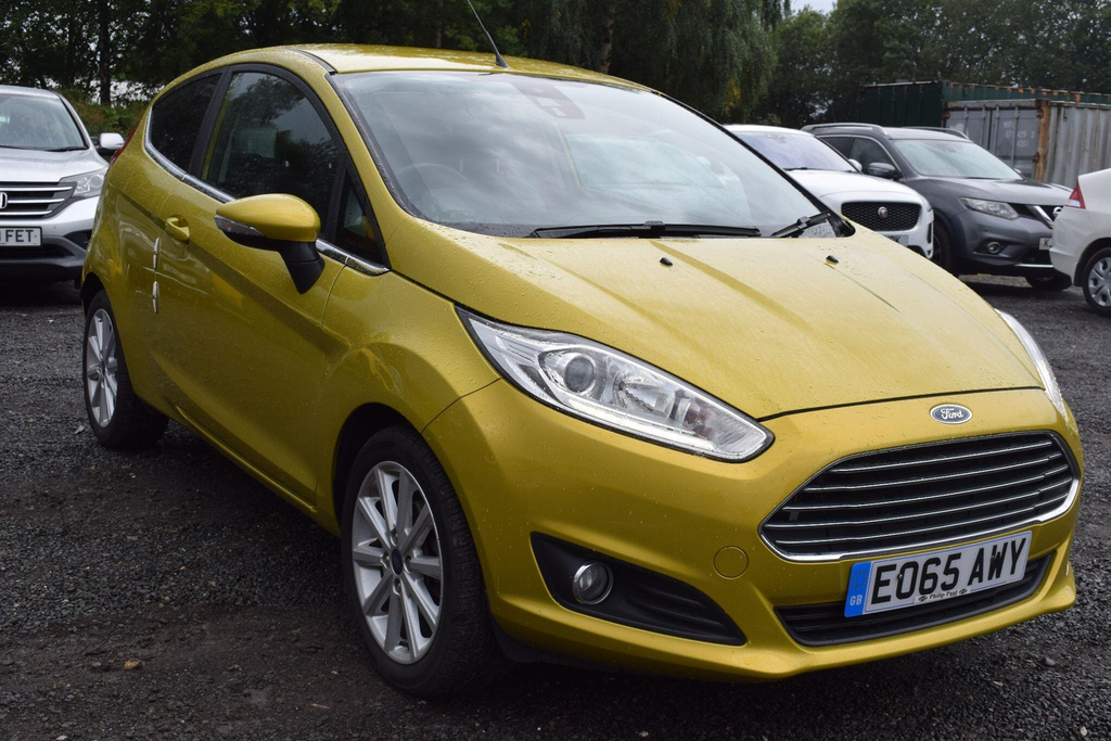 Ford Fiesta 1.0T Ecoboost Titanium Powershift Euro 6 Yellow #5