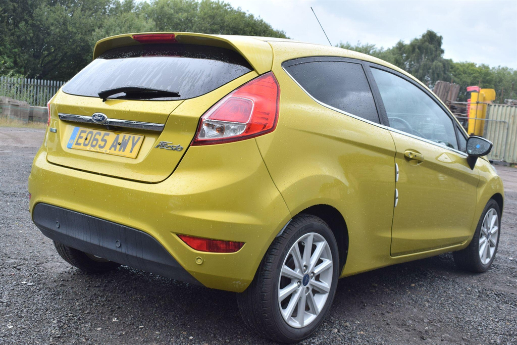 Ford Fiesta 1.0T Ecoboost Titanium Powershift Euro 6 Yellow #2