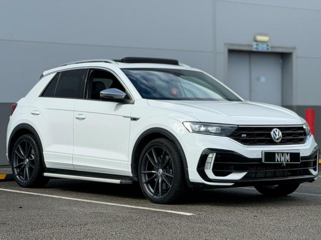 Volkswagen T-Roc 2.0 Tsi R Dsg 4Motion Euro 6 Ss White #4
