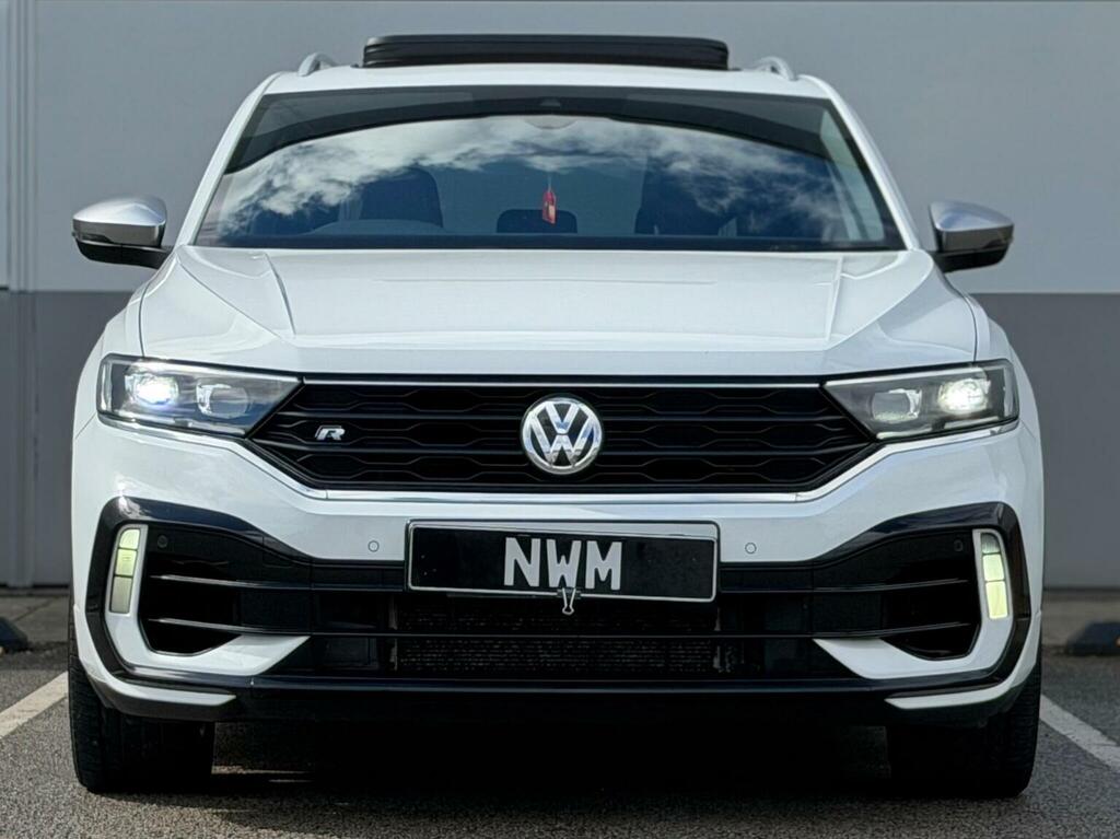 Volkswagen T-Roc 2.0 Tsi R Dsg 4Motion Euro 6 Ss White #2