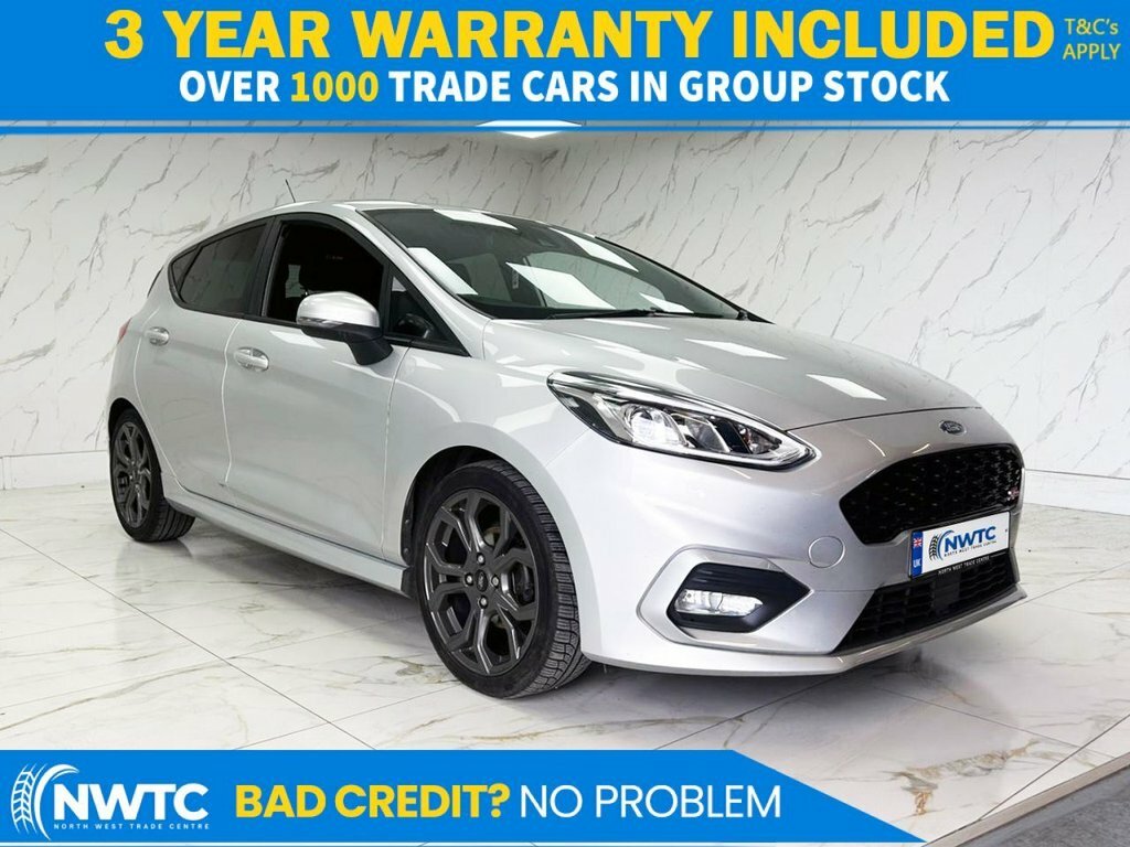Ford Fiesta 1L St-line Edition SW20KWY Silver