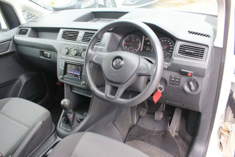Volkswagen Caddy 2.0 Tdi Bluemotion Tech 102Ps Trendline Van White #2
