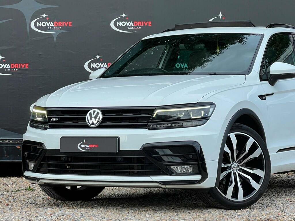Volkswagen Tiguan 2.0 Tdi R-line Dsg 4Motion Euro 6 Ss White #4