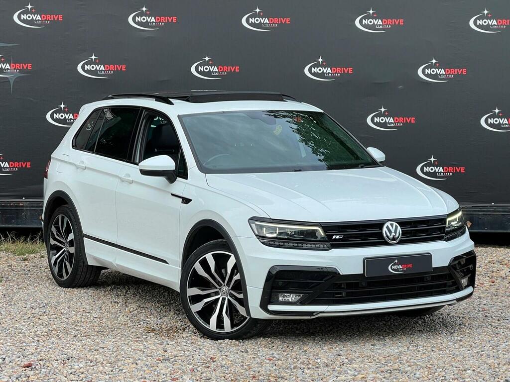 Volkswagen Tiguan 2.0 Tdi R-line Dsg 4Motion Euro 6 Ss White #5