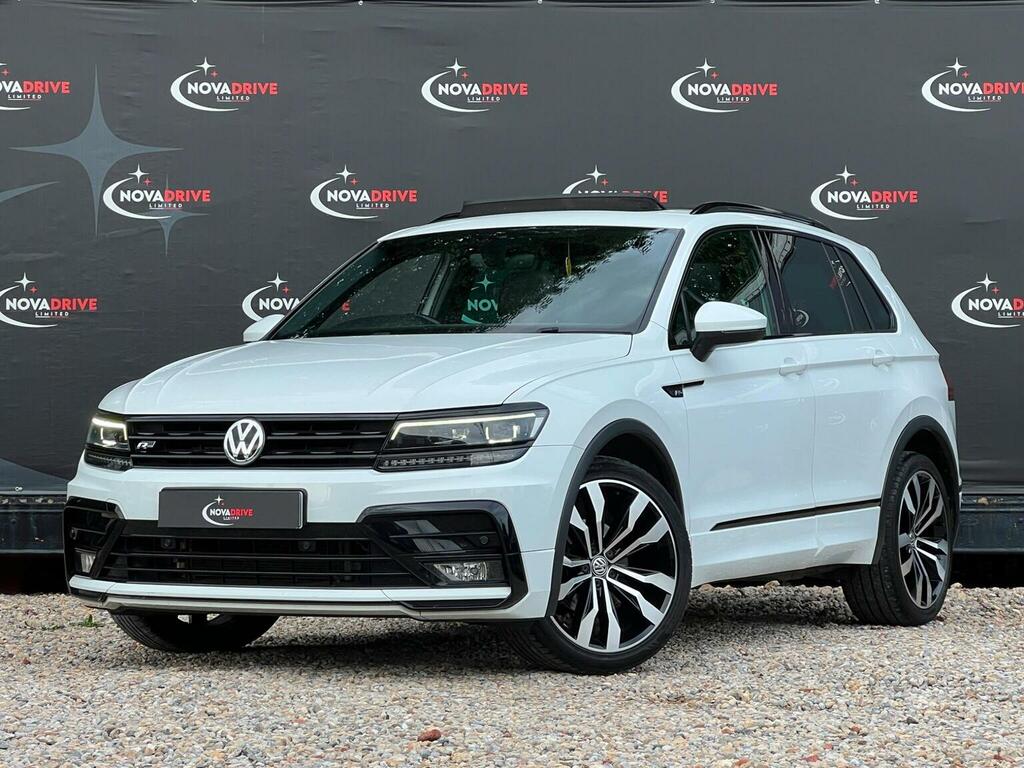 Volkswagen Tiguan 2.0 Tdi R-line Dsg 4Motion Euro 6 Ss White #2