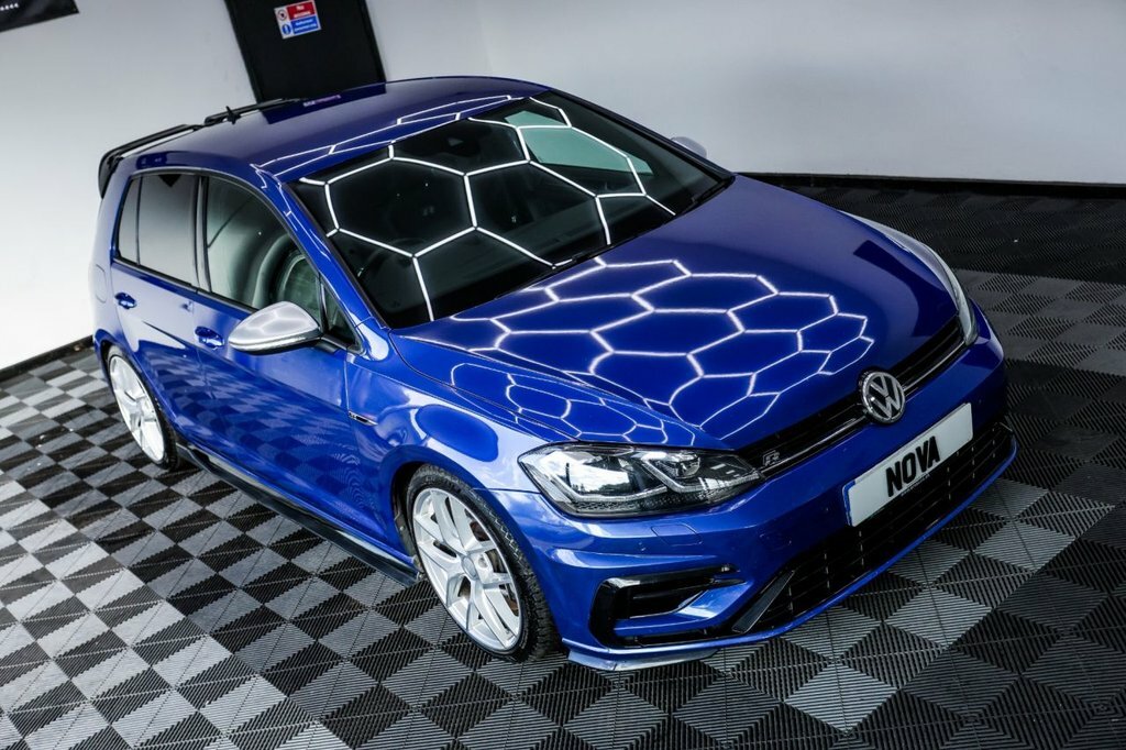 Volkswagen Golf 2L R Blue #4