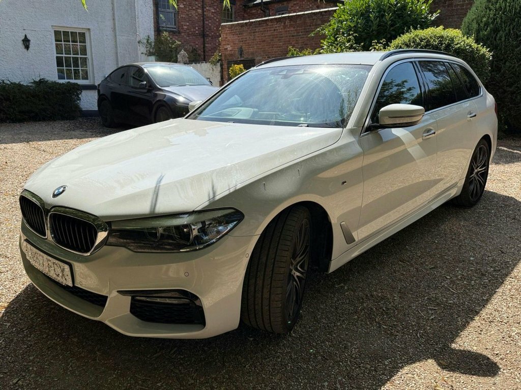 BMW 5 Series 3L M Sport White #2