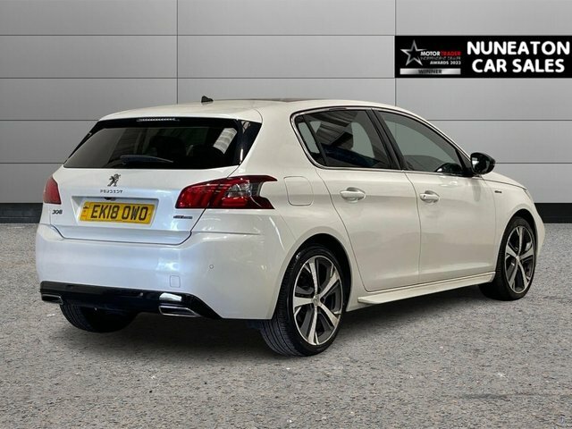 Peugeot 308 1.2 Puretech Gt Line Hatchback E White #3