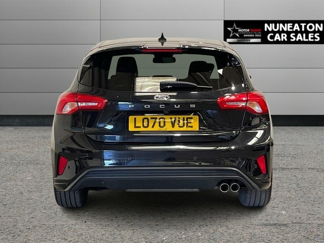 Ford Focus 1.0T Ecoboost St-line X Hatchback LO70VUE Black #4