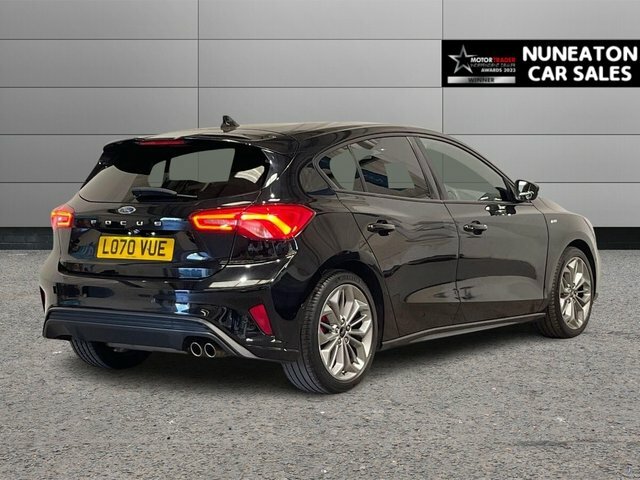 Ford Focus 1.0T Ecoboost St-line X Hatchback LO70VUE Black #3