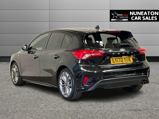 Ford Focus 1.0T Ecoboost St-line X Hatchback LO70VUE Black #5