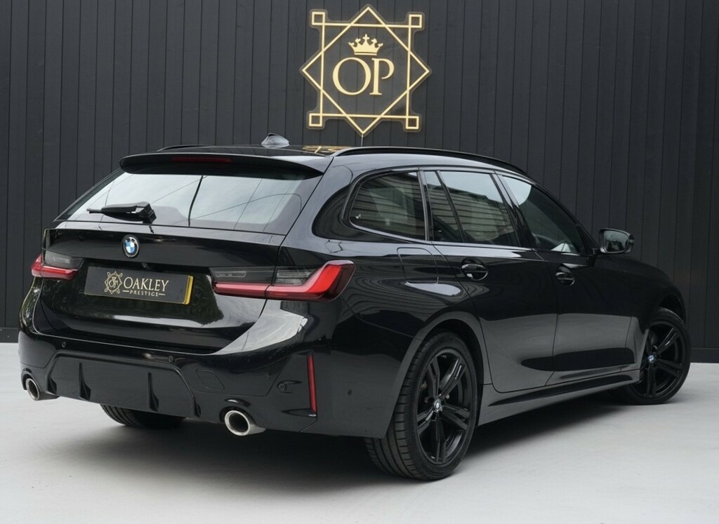 BMW 3 Series 2.0 330E Xdrive M Sport Touring Black #2