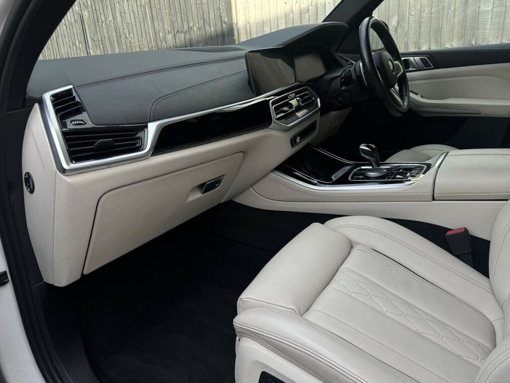 BMW X5 3.0 X5 Xdrive40d M Sport White #3
