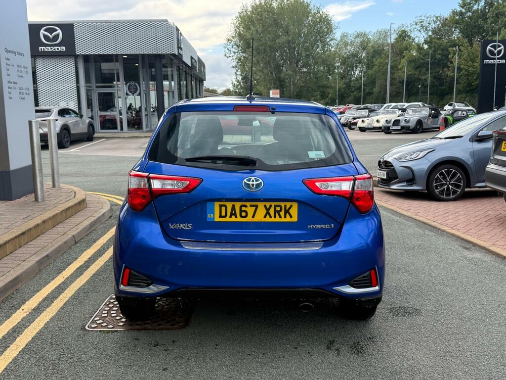 Toyota Yaris 1.5 Hybrid Icon Tech Cvt Blue #4