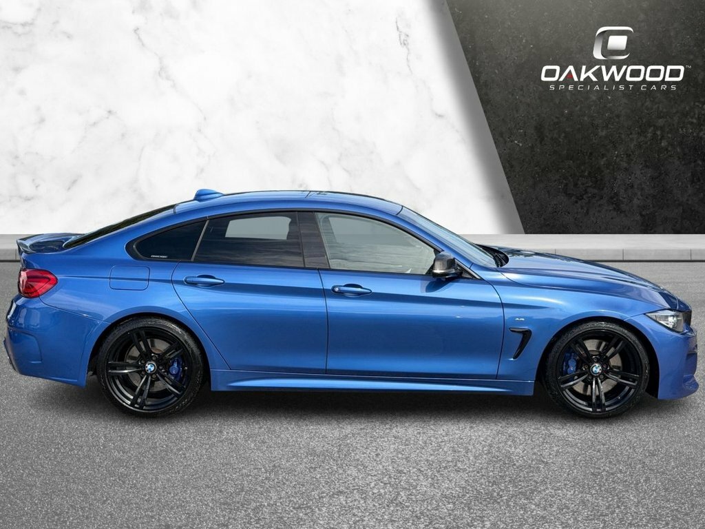 BMW 4 Series Gran Coupe Hatchback Blue #4