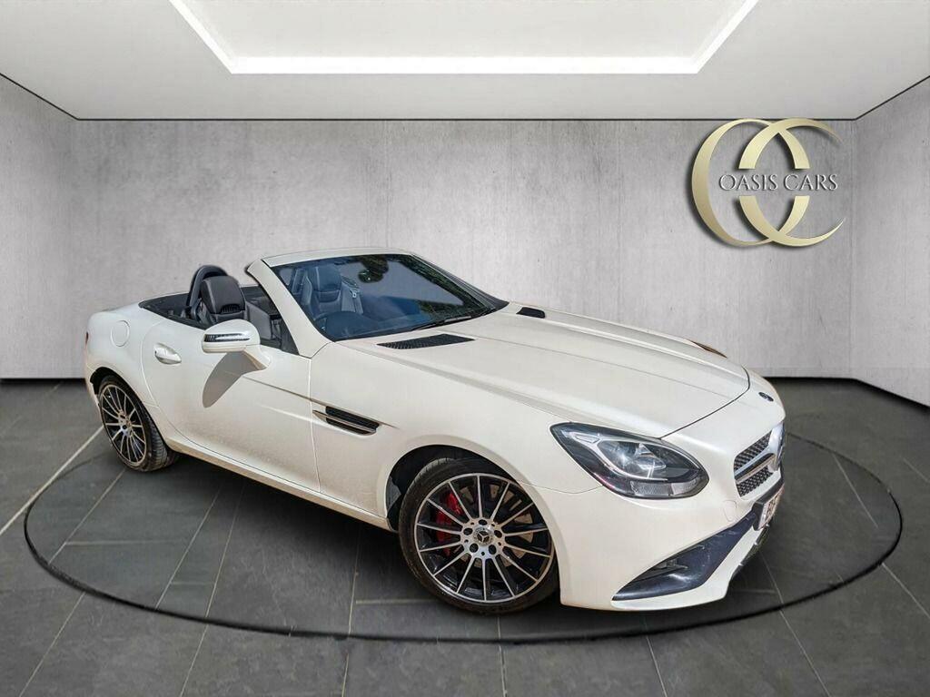 Mercedes-Benz SLC Convertible 1.6 Slc180 Amg Line G-tronic Euro 6 S White