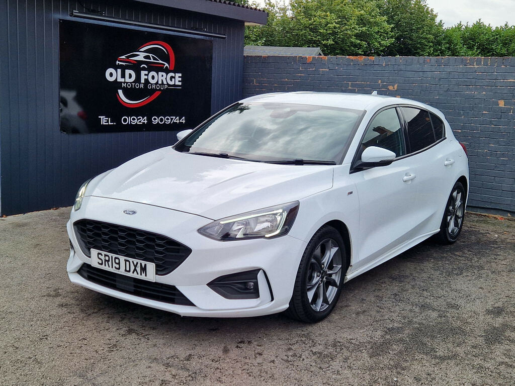 Ford Focus 1.0T Ecoboost St-line Euro 6 Ss White #4
