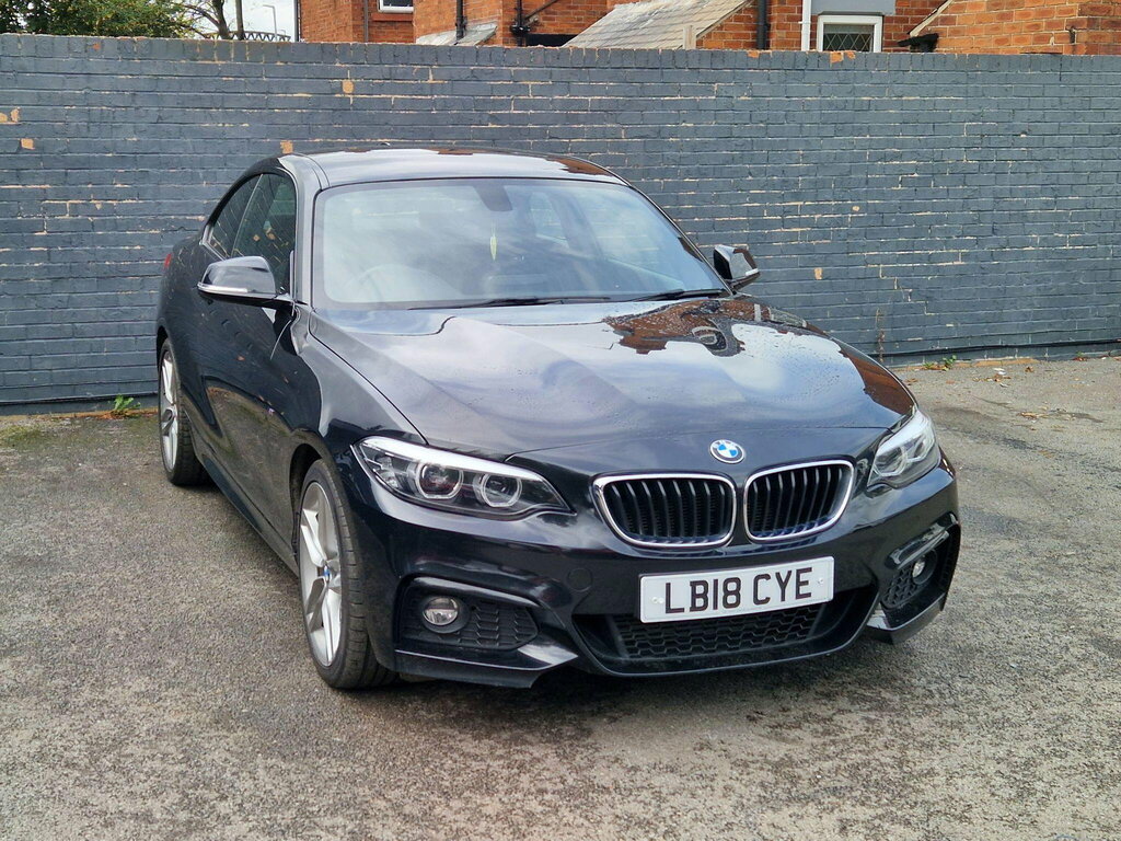 BMW 2 Series 1.5 218I M Sport Euro 6 Ss Black #2