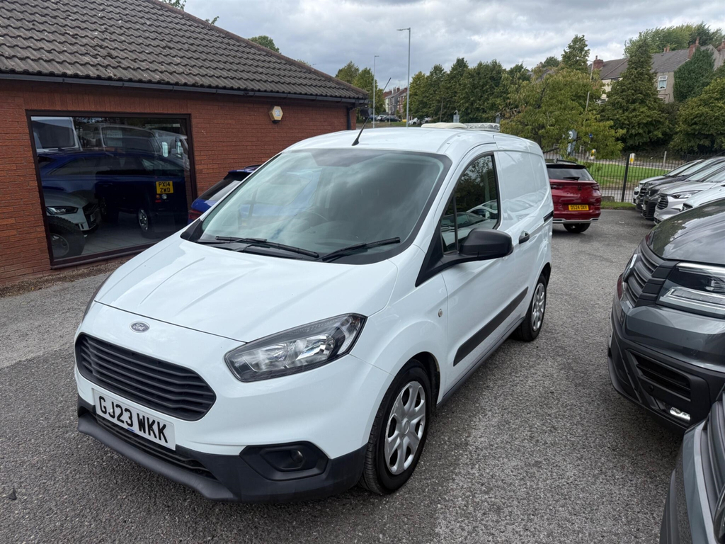 Ford Transit Courier Mpv White #3