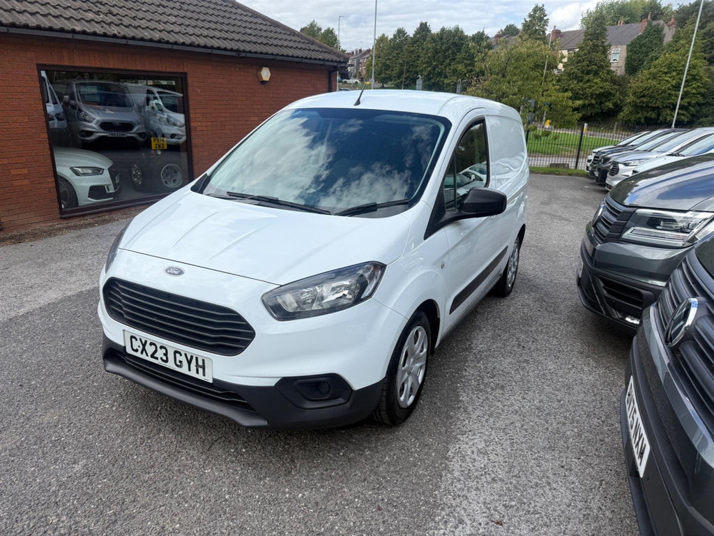 Ford Transit Courier Mpv White #4