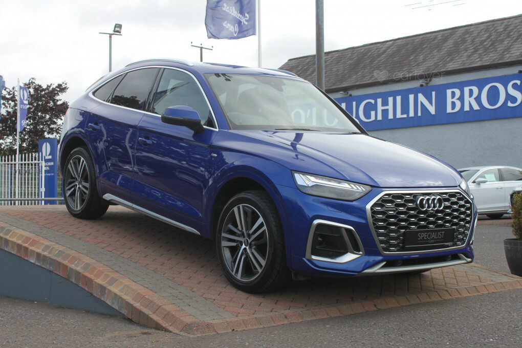 Audi Q5 Sportback S Line 40 Tdi Mhev Quattro Blue #2