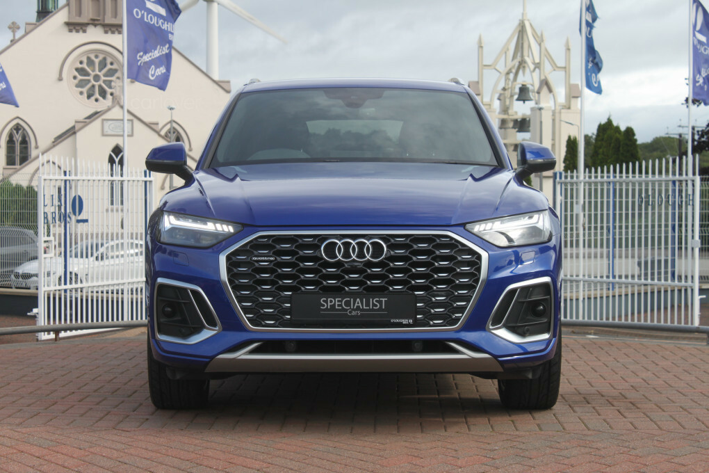 Audi Q5 Sportback S Line 40 Tdi Mhev Quattro Blue #4