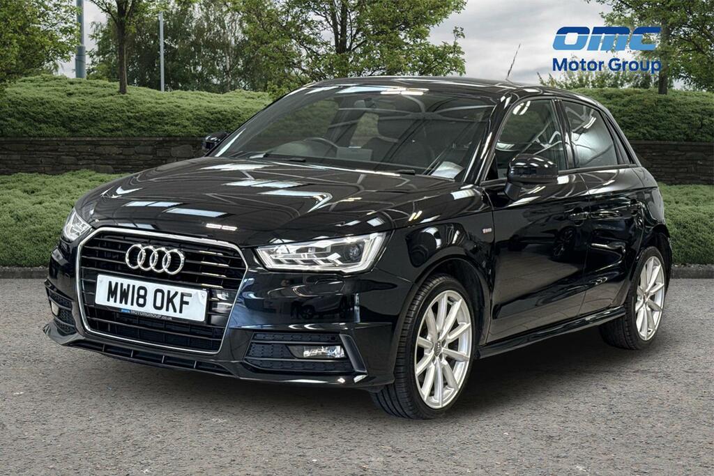 Audi A1 1.4 Tfsi S Line Nav S Tronic MW18OKF Black #3