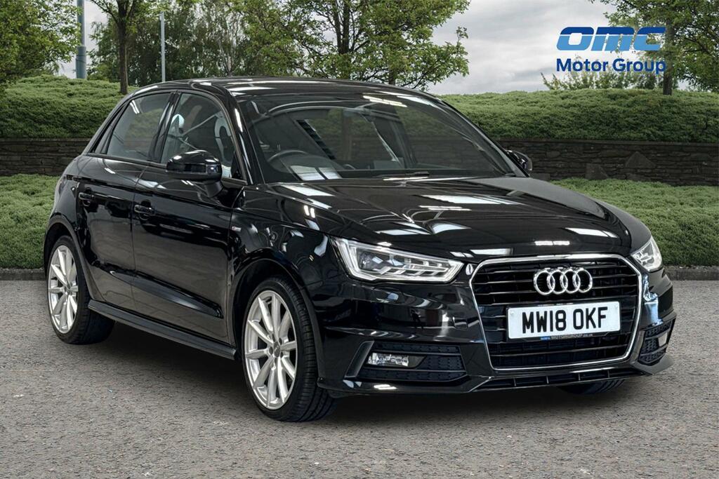 Audi A1 1.4 Tfsi S Line Nav S Tronic MW18OKF Black