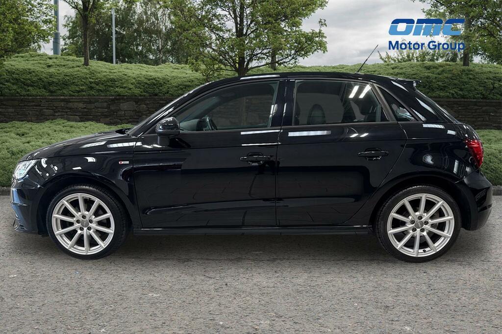 Audi A1 1.4 Tfsi S Line Nav S Tronic MW18OKF Black #6