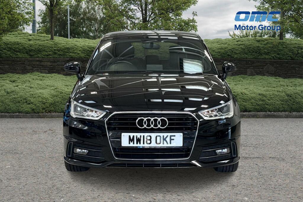 Audi A1 1.4 Tfsi S Line Nav S Tronic MW18OKF Black #2