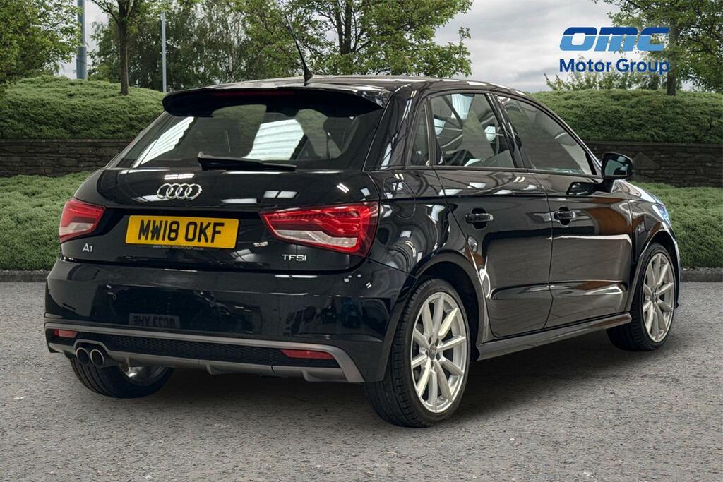 Audi A1 1.4 Tfsi S Line Nav S Tronic MW18OKF Black #5