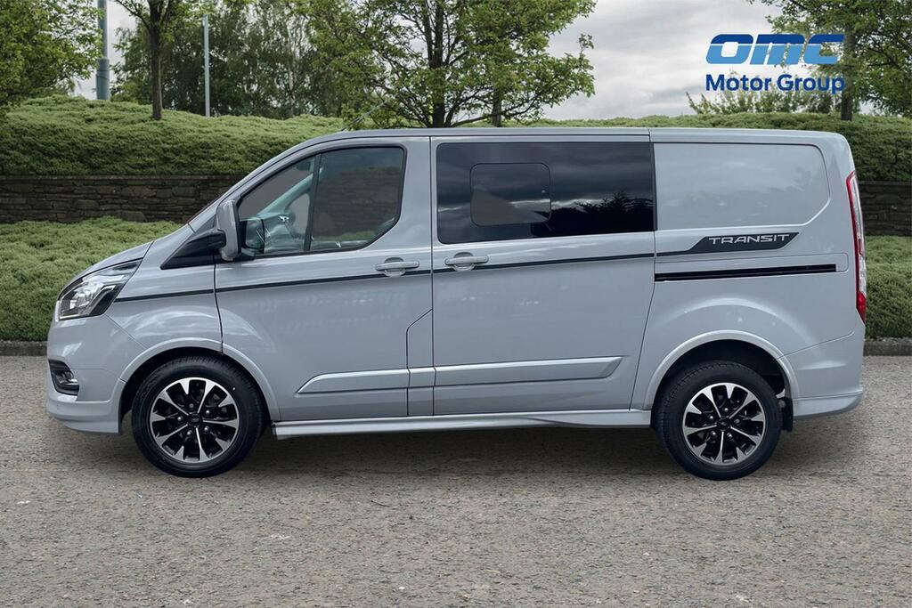 Ford Transit Custom 2.0 Ecoblue 170Ps Low Roof Dcab Sport Van Grey #5