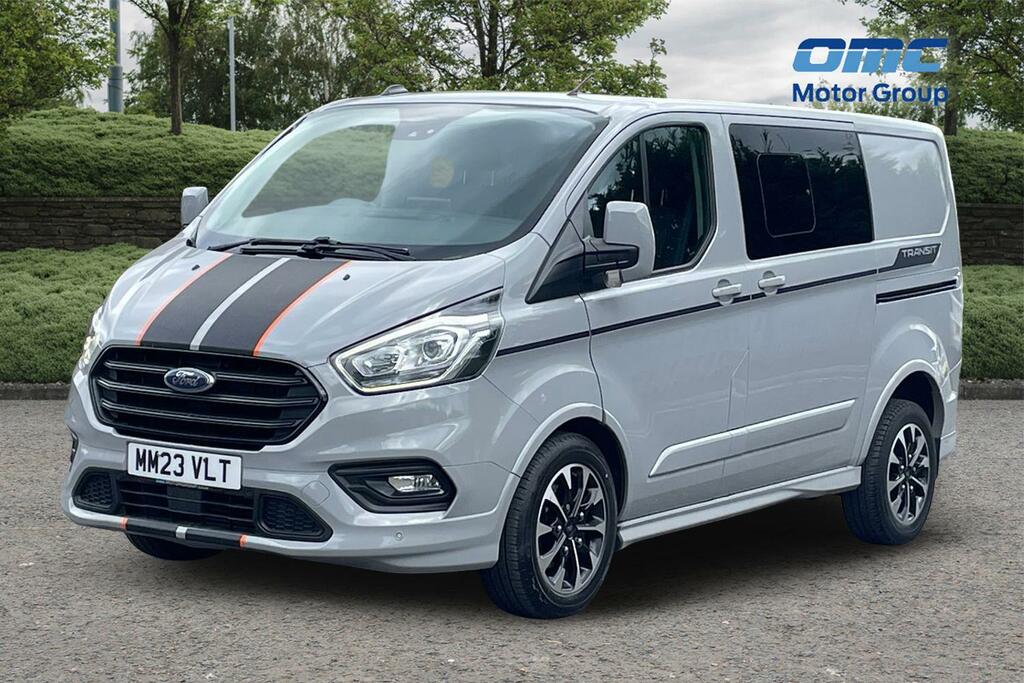 Ford Transit Custom 2.0 Ecoblue 170Ps Low Roof Dcab Sport Van Grey