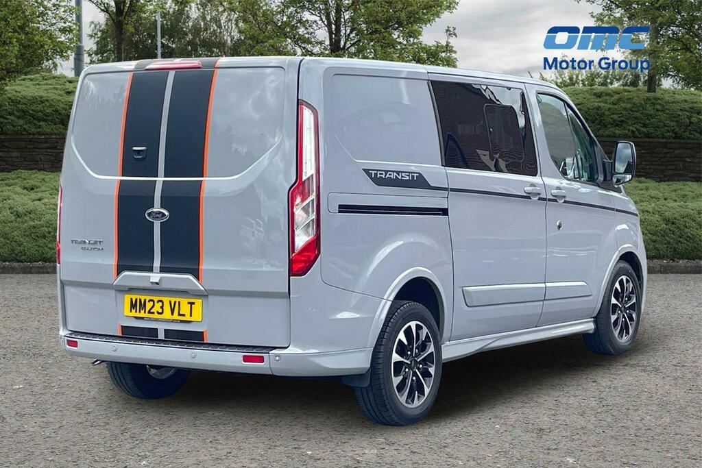 Ford Transit Custom 2.0 Ecoblue 170Ps Low Roof Dcab Sport Van Grey #4