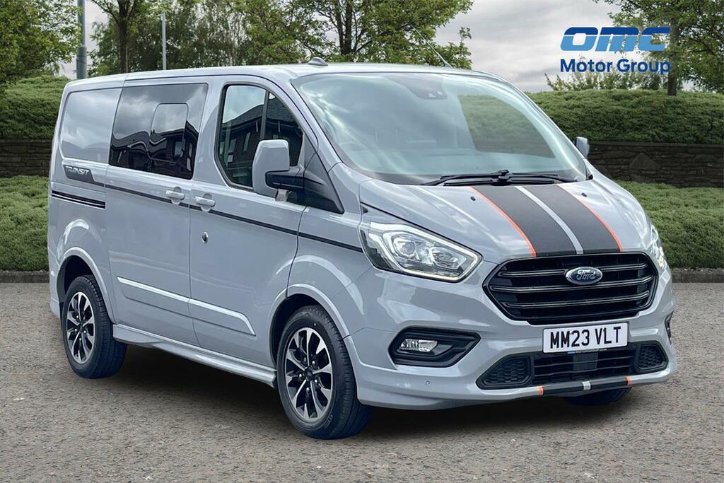 Ford Transit Custom 2.0 Ecoblue 170Ps Low Roof Dcab Sport Van Grey #2