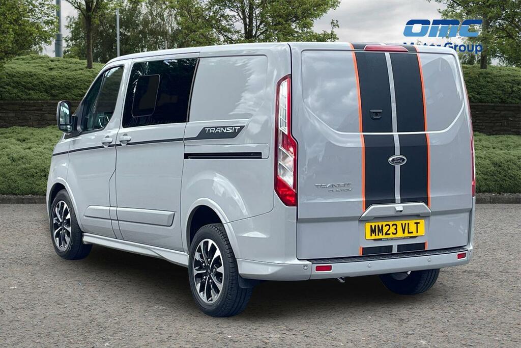 Ford Transit Custom 2.0 Ecoblue 170Ps Low Roof Dcab Sport Van Grey #3