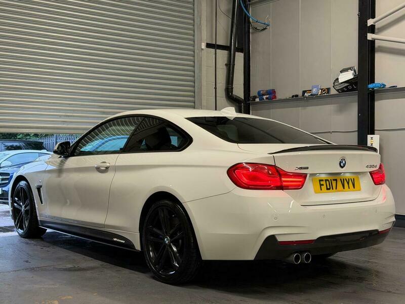 BMW 4 Series 3.0 430D M Sport White #3