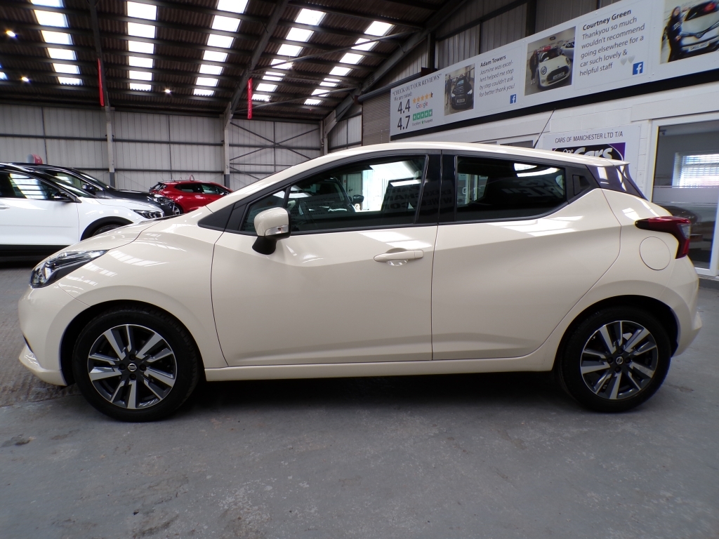 Nissan Micra 1.0 Acenta White #4