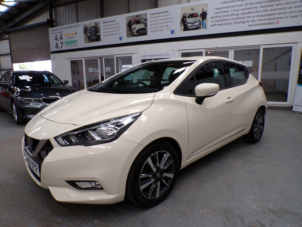 Nissan Micra 1.0 Acenta White #3
