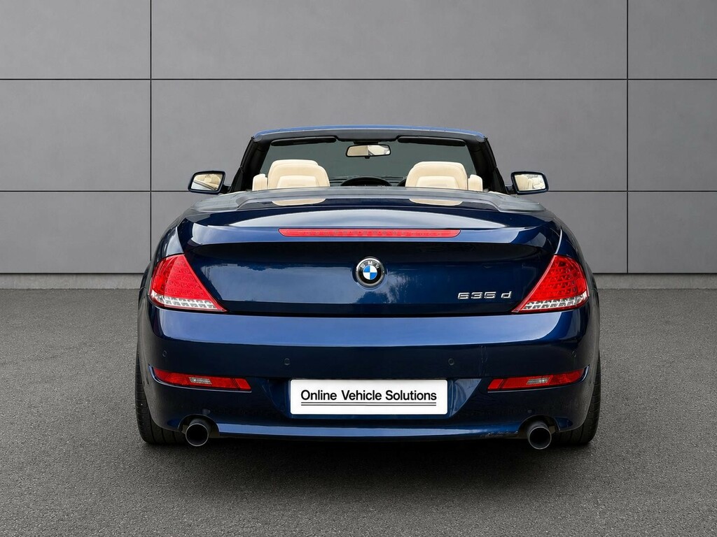 BMW 6 Series Convertible 3.0 635D Sport Convertible 2008 Blue #4
