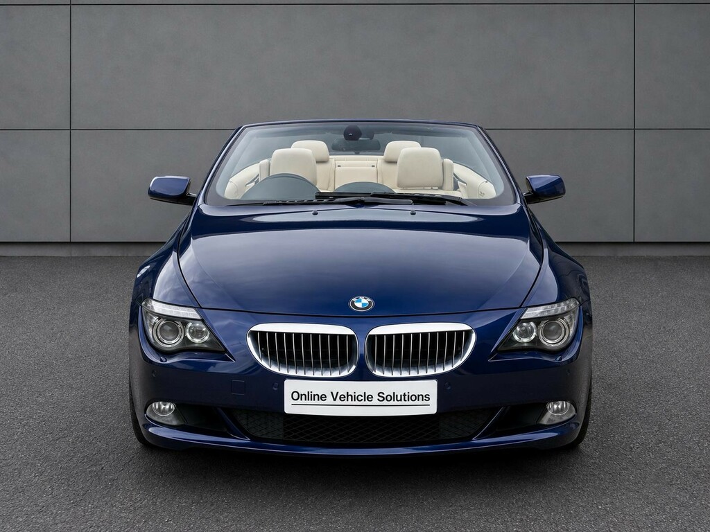 BMW 6 Series Convertible 3.0 635D Sport Convertible 2008 Blue #5