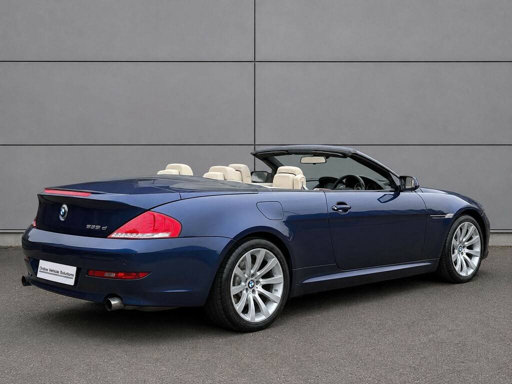 BMW 6 Series Convertible 3.0 635D Sport Convertible 2008 Blue #3