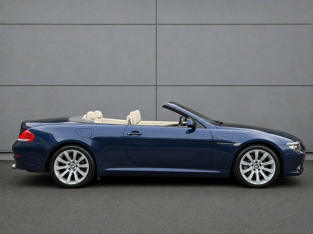 BMW 6 Series Convertible 3.0 635D Sport Convertible 2008 Blue #2