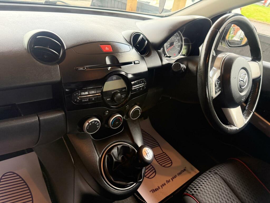 Mazda 2 Black White #4
