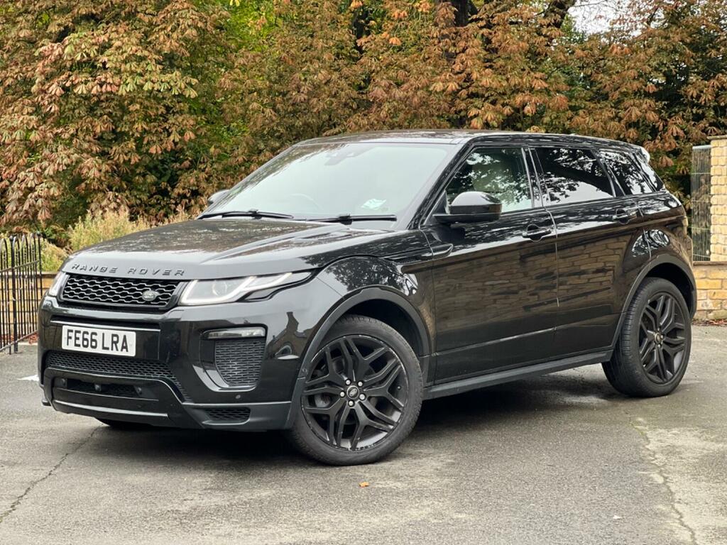 Land Rover Range Rover Evoque Suv 2.0 Td4 Hse Dynamic 2016 FE66LRA Black