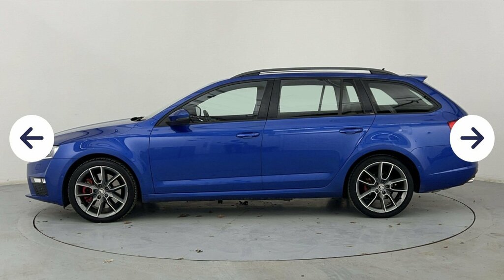 Skoda Octavia Estate 2.0 Tfsi Vrs 2016 Blue #3
