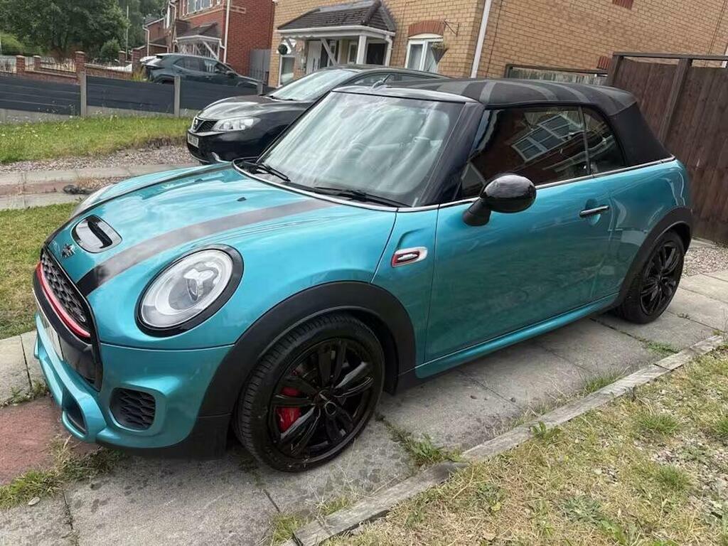 Mini Convertible John Cooper Works Convertible Blue #3