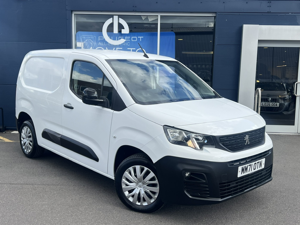 Peugeot Partner 1000 1.5 Bluehdi 100 Professional Prem Van 6 Spd White