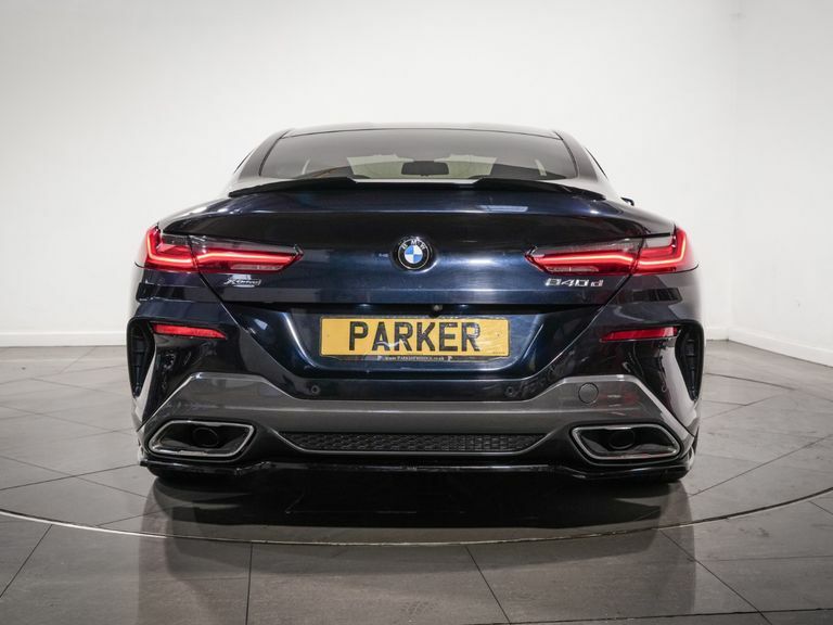 BMW 8 Series 840D Xdrive Black #5